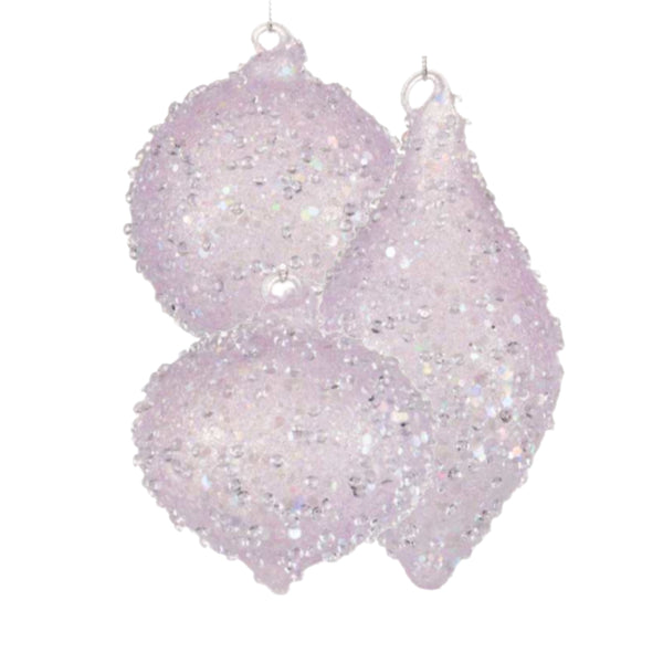 Assorted Light Purple Beaded Balls, INDIVIDUALLY SOLD