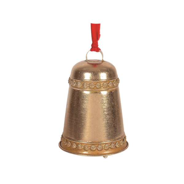 Assorted Bell With Red Ribbon Ornament, INDIVIDUALLY SOLD