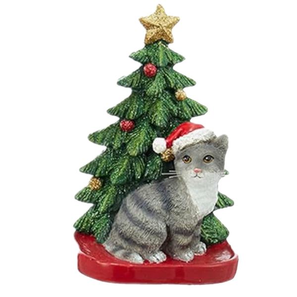 Assorted Cat With Tree Ornament, INDIVIDUALY SOLD