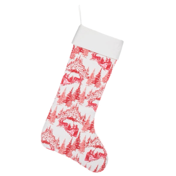 Assorted 20" Christmas Scene Stocking, INDIVIDUALLY SOLD