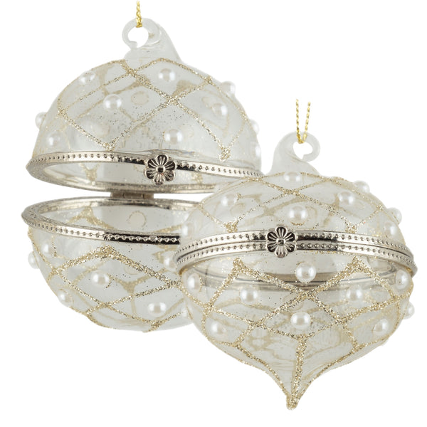 Assorted Silver With Pearls Kismet Ball, INDIVIDUALLY SOLD