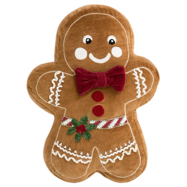 Assorted Gingerbread Person Pillow, INDIVIDUALLY SOLD