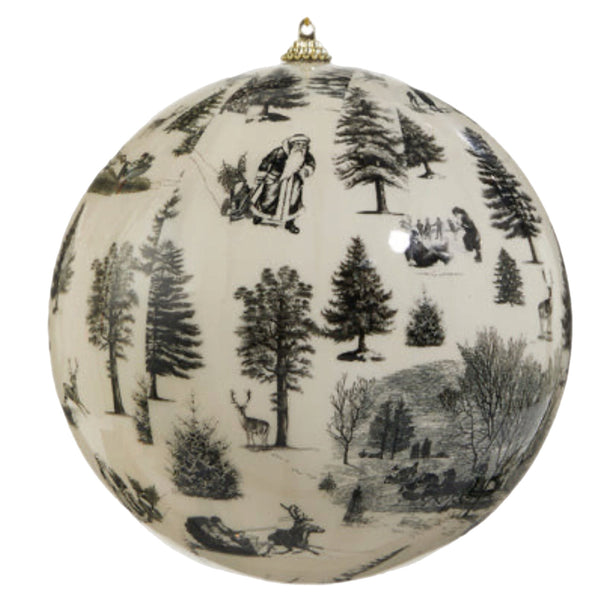 Assorted Sleigh & Trees Ball, INDIVIDUALLY SOLD