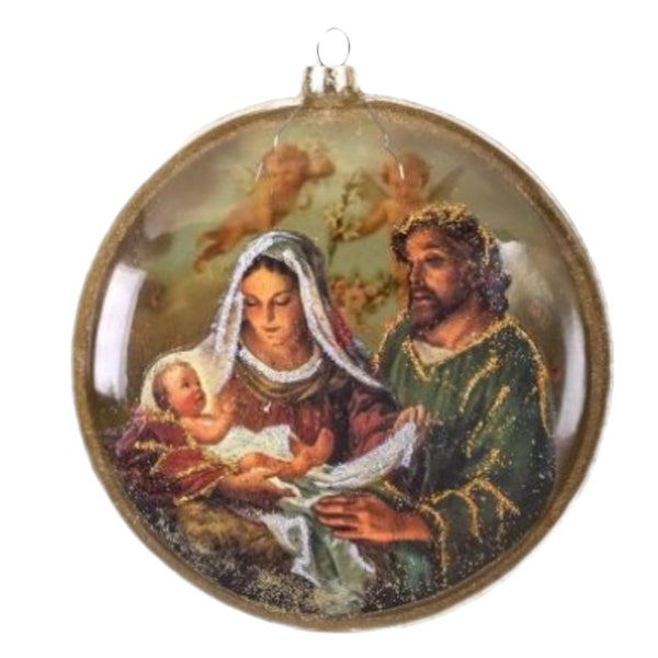 Assorted Nativity Disk Ornament, INDIVIDUALLY SOLD