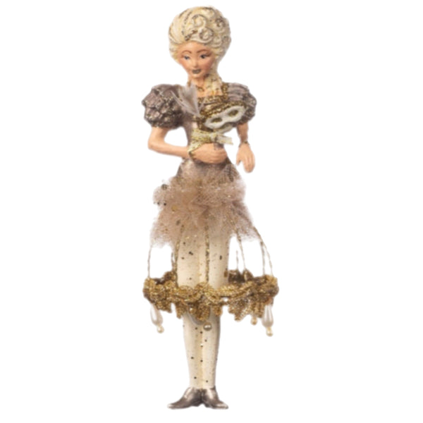 Assorted Dangle Masquerade Lady Ornament, INDIVIDUALLY SOLD