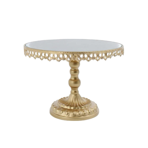 Assorted Gold Scallop Cake Stand, INDIVIDUALLY SOLD