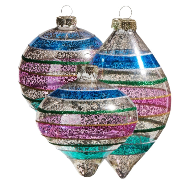 Assorted Multicoloured Stripes Ball, INDIVIDUALLY SOLD