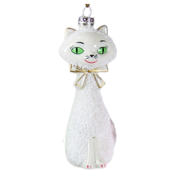 Assorted Retro Smiling Cat Ornament, INDIVIDUALLY SOLD