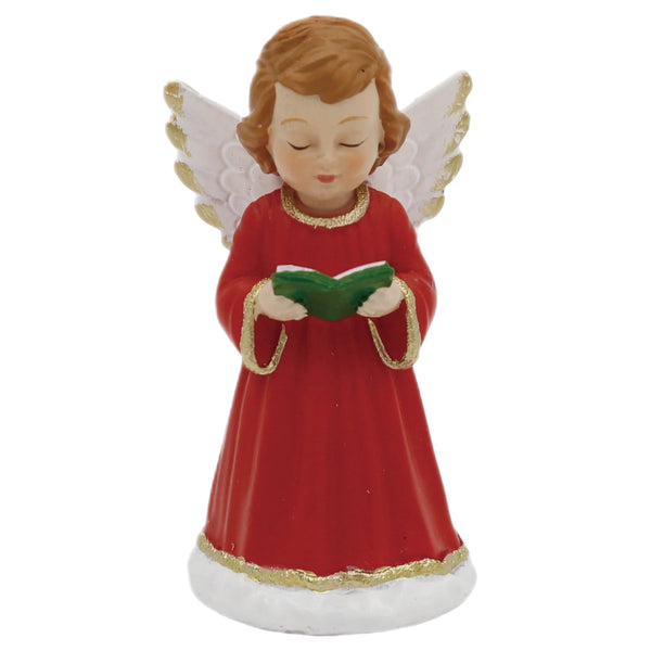 Assorted Angel In Red Dress Figurine, INDIVIDUALLY SOLD