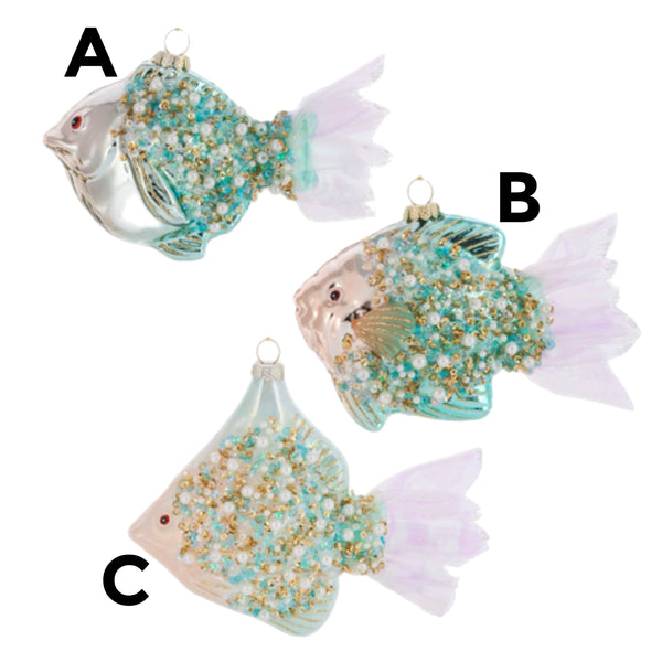 Assorted Tropical Fish Ornament, INDIVIDUALLY SOLD