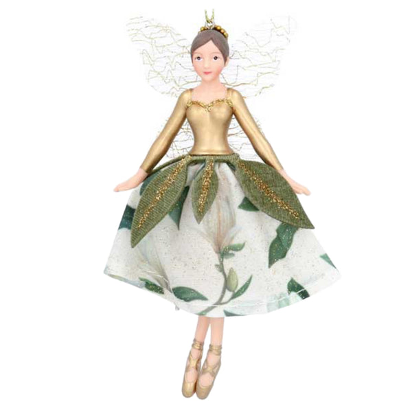 Assorted Fairy In Magnolia Skirt Ornament, INDIVIDUALLY SOLD