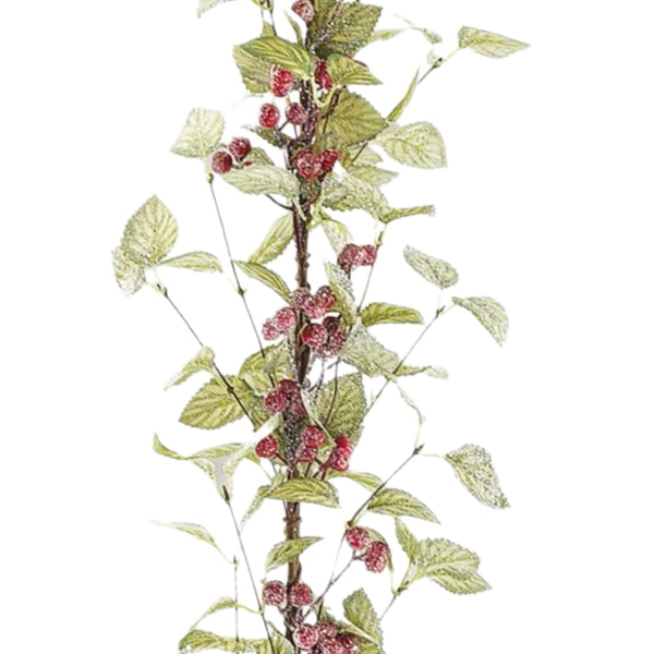 5' Mulberry With Berries Garland