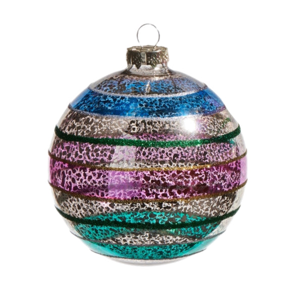 Assorted Multicoloured Stripes Ball, INDIVIDUALLY SOLD