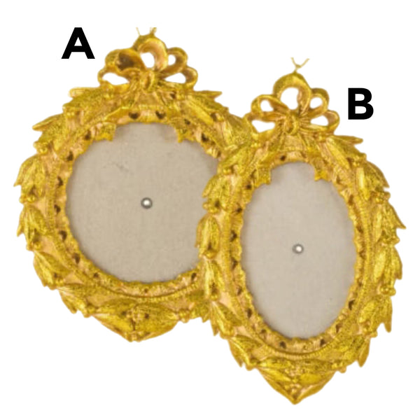 Assorted Gold Photo Frame Ornament, INDIVIDUALLY SOLD