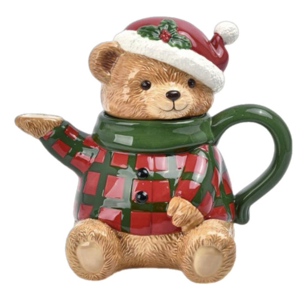 Assorted Shaped Christmas Teapot, INDIVIDUALLY SOLD