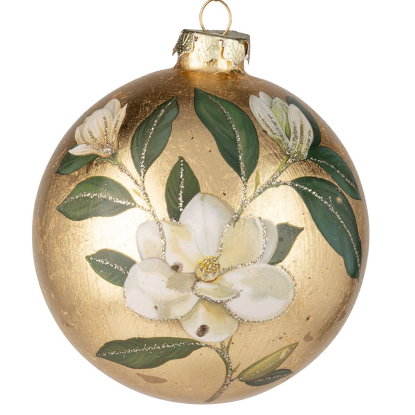Assorted Shiny Magnolia Ball, INDIVIDUALLY SOLD