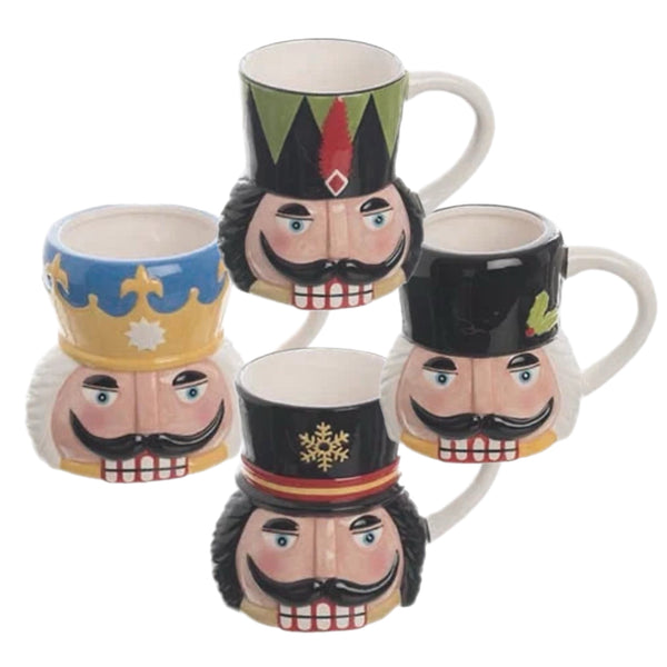 Assorted Nutcracker Mug, INDIVIDUALLY SOLD