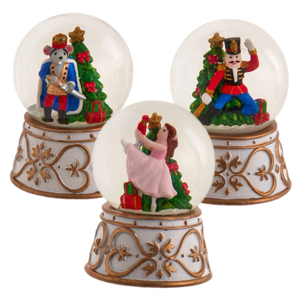 Assorted Mini Nutcracker Suite Snowglobe, INDIVIDUALLY SOLD