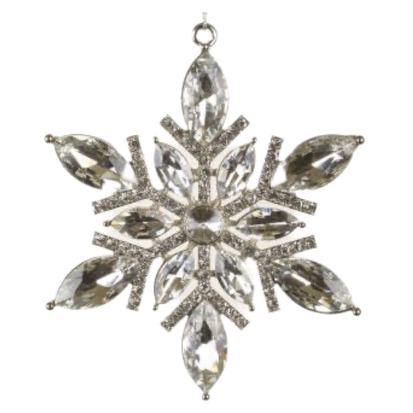 Assorted Iridescent Snowflake Ornament, INDIVIDUALLY SOLD