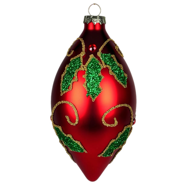 Assorted Red Holly Ball, INDIVIDUALLY SOLD