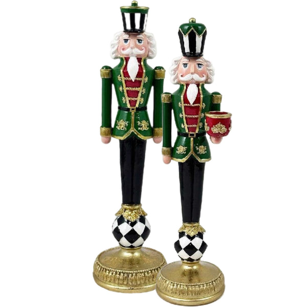 Assorted Nutcracker In Green Suit Figurine, INDIVIDUALLY SOLD