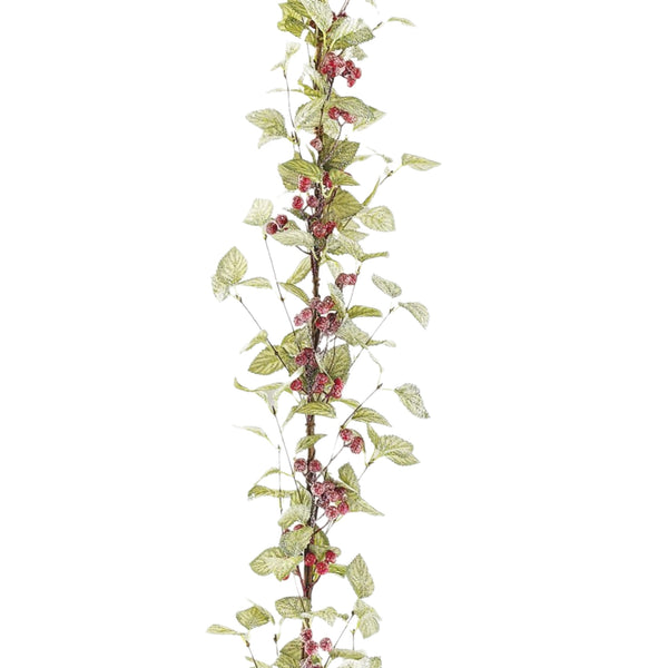 5' Mulberry With Berries Garland