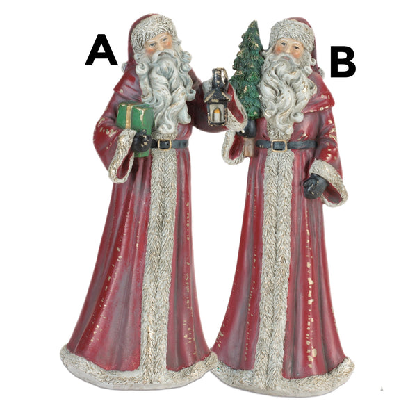 Assorted Tall Santa Figurine, INDIVIDUALLY SOLD