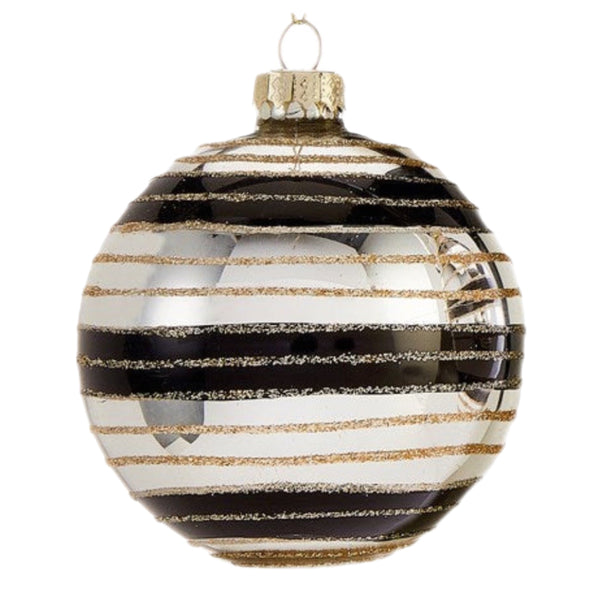 Assorted Black Striped Ball, INDIVIDUALLY SOLD