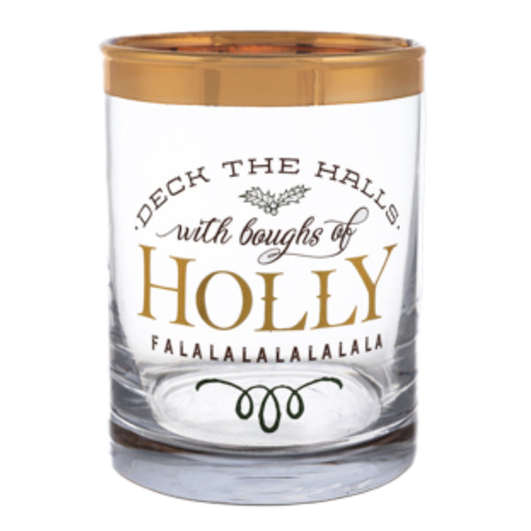 Assorted Low Ball Glass With Saying, INDIVIDUALLY SOLD