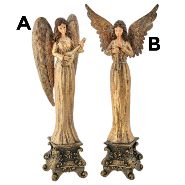 Angel Playing Musical Instrument Figurine, INDIVIDUALLY SOLD