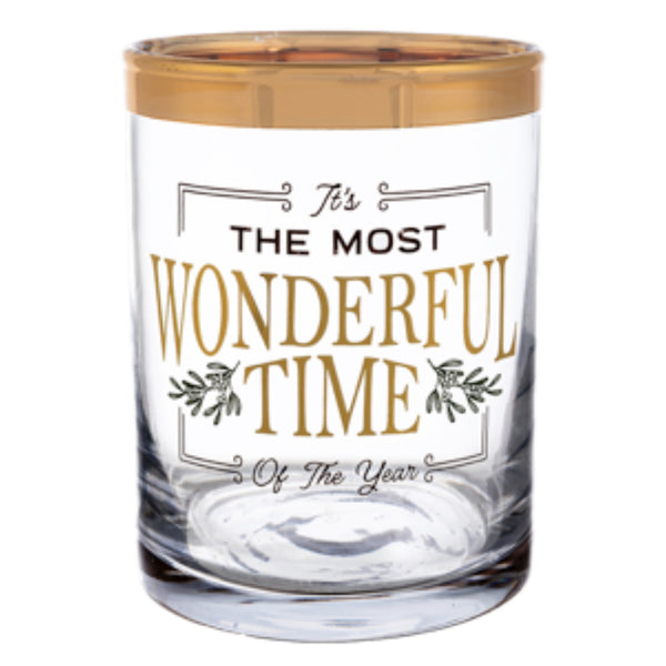 Assorted Low Ball Glass With Saying, INDIVIDUALLY SOLD
