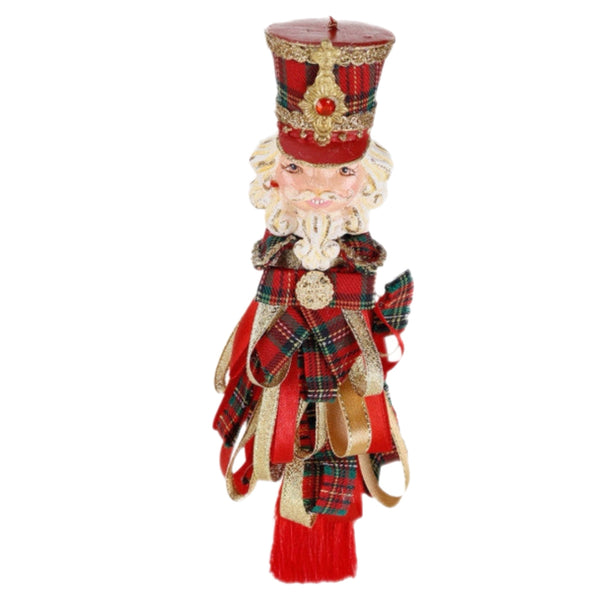 Assorted Nutcracker Head Tassel Ornament, INDIVIDUALLY SOLD