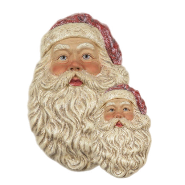 Assorted Santa Face Wall Decor, INDIVIDUALLY SOLD