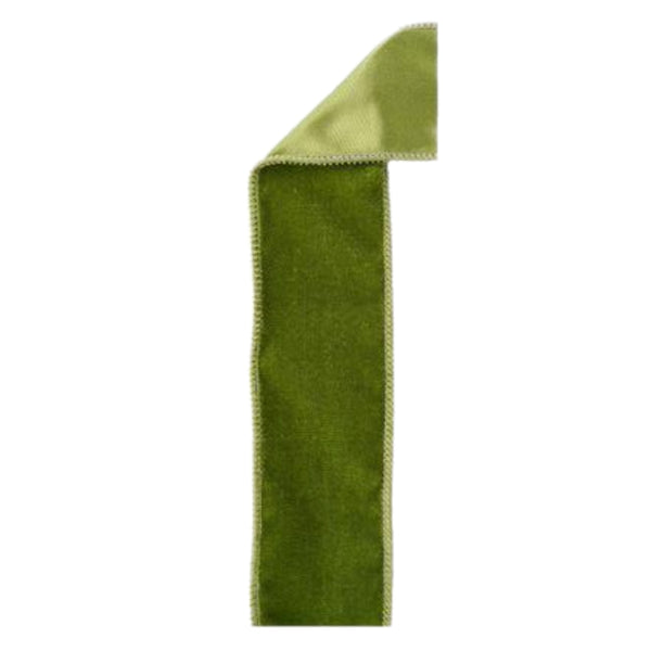 Moss Green Velvet Ribbon