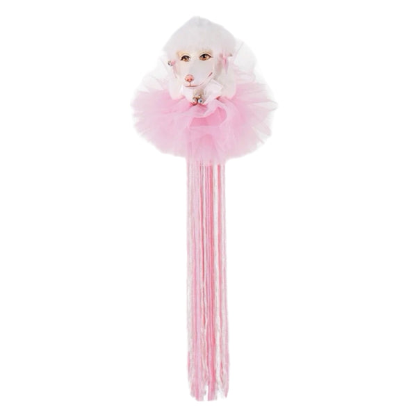 Assorted Poodle Head Tassel Ornament, INDIVIDUALLY SOLD