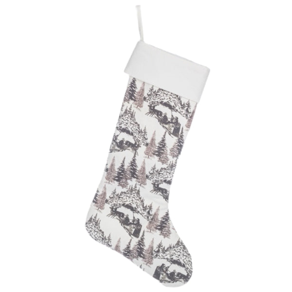 Assorted 20" Christmas Scene Stocking, INDIVIDUALLY SOLD