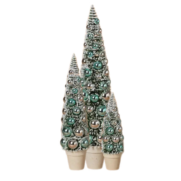 Assorted Pastel Bottlebrush Tree Figurine, INDIVIDUALLY SOLD