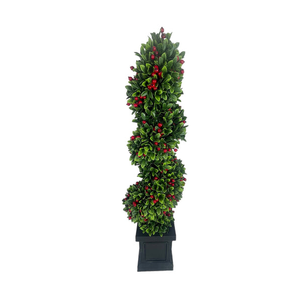 Assorted Boxwood With Berries Topiary, INDIVIDUALLY SOLD