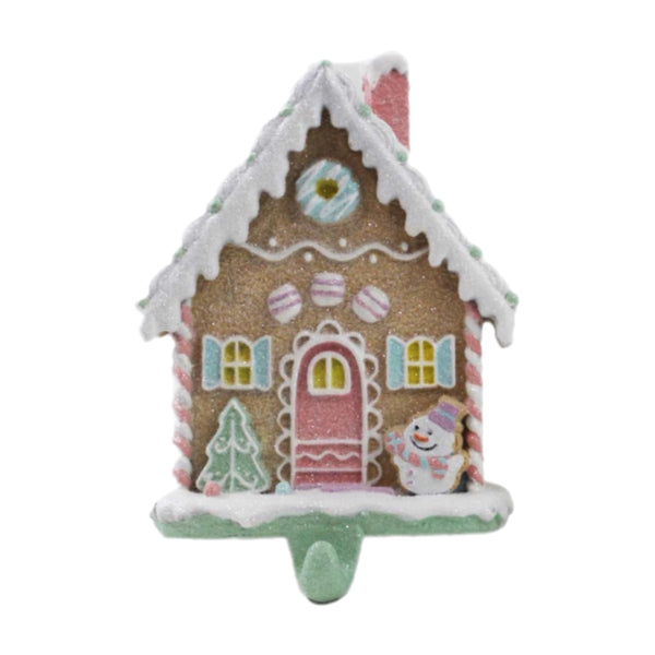 Assorted Gingerbread House Stocking Holder, INDIVIDUALLY SOLD