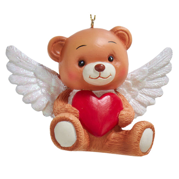 Assorted Teddy Bear Holding Heart Ornament, INDIVIDUALLY SOLD