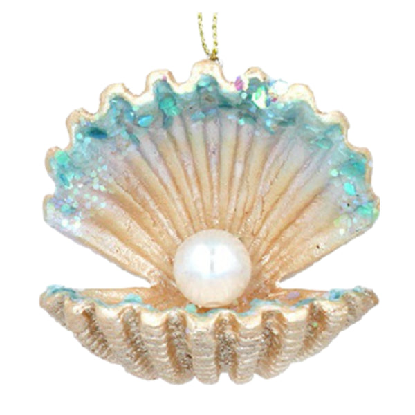 Assorted Clam Shell Ornament, INDIVIDUALLY SOLD