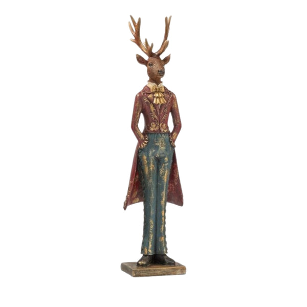 Assorted Sophisticated Reindeer Figurine, INDIVIDUALLY SOLD