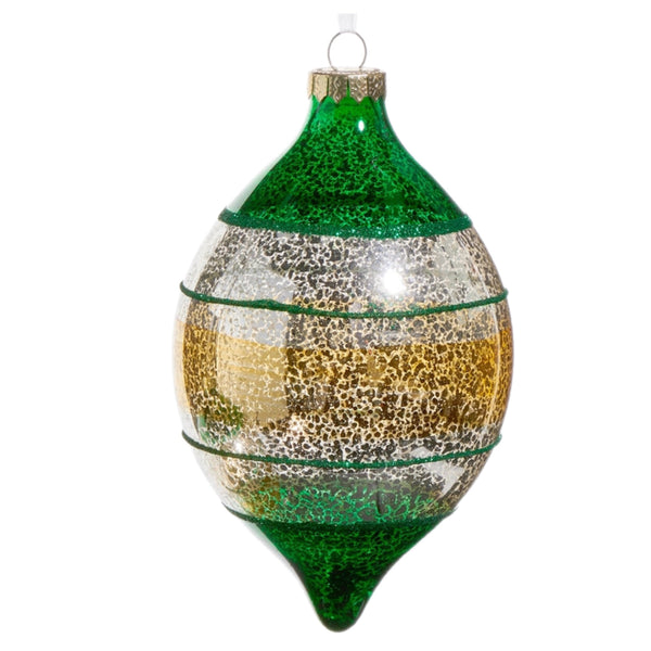 Assorted Green & Orange Striped Ball, INDIVIDUALLY SOLD