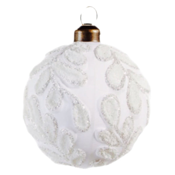 Assorted White Leaf Ball, INDIVIDUALLY SOLD