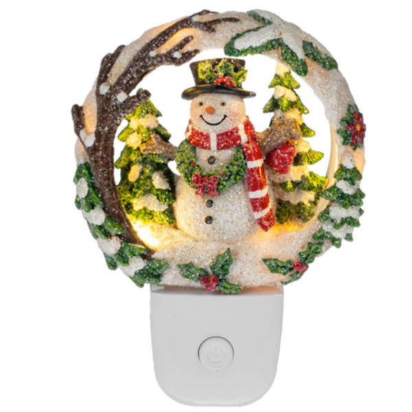 Assorted Birch Wreath Night Light, INDIVIDUALLY SOLD