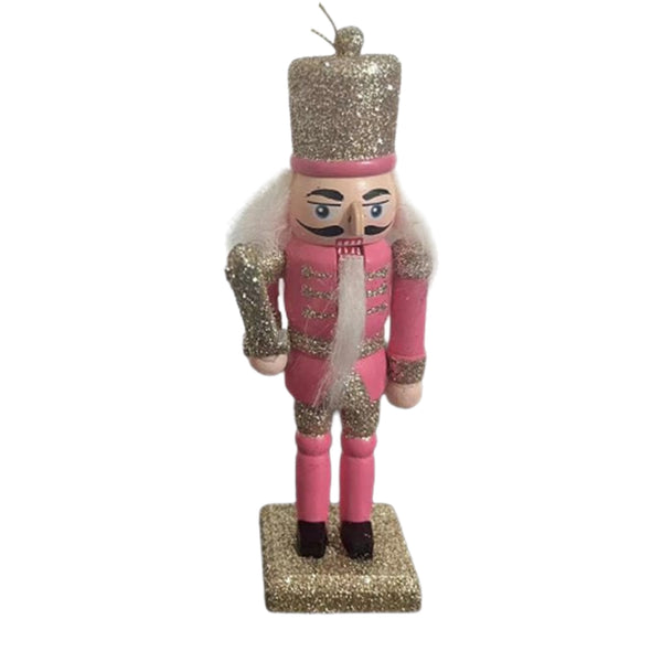 Assorted Pink Nutcracker Ornament, INDIVIDUALLY SOLD