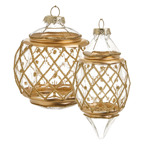 Assorted Gold Lattice Ball, INDIVIDUALLY SOLD