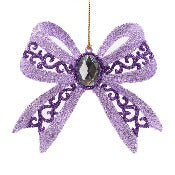 Purple Bow Ornament
