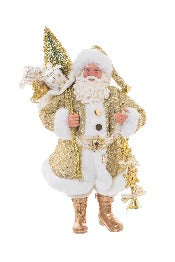 Gold Santa Figurine