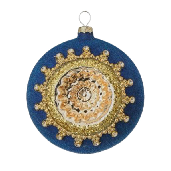 Assorted Blue & Gold Reflector Ball, INDIVIDUALLY SOLD